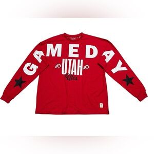 Pressbox Women's Utah‎ Utes Red One Size Long Sleeve T-Shirt college